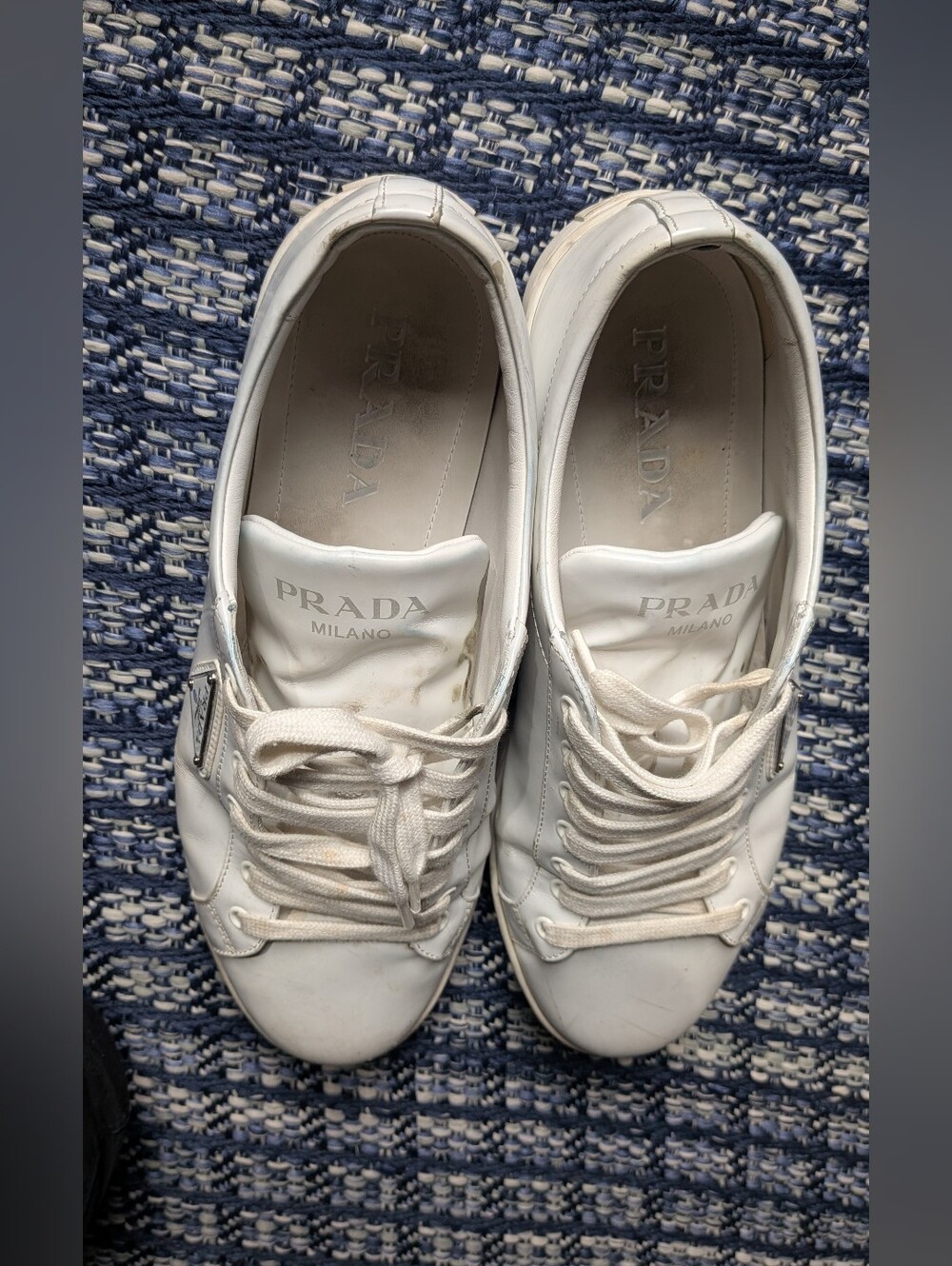 Prada Men’s White Sneakers - Picture 12 of 16